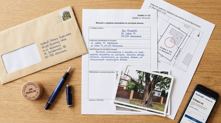 checklista dokumentow do wniosku o wycinke